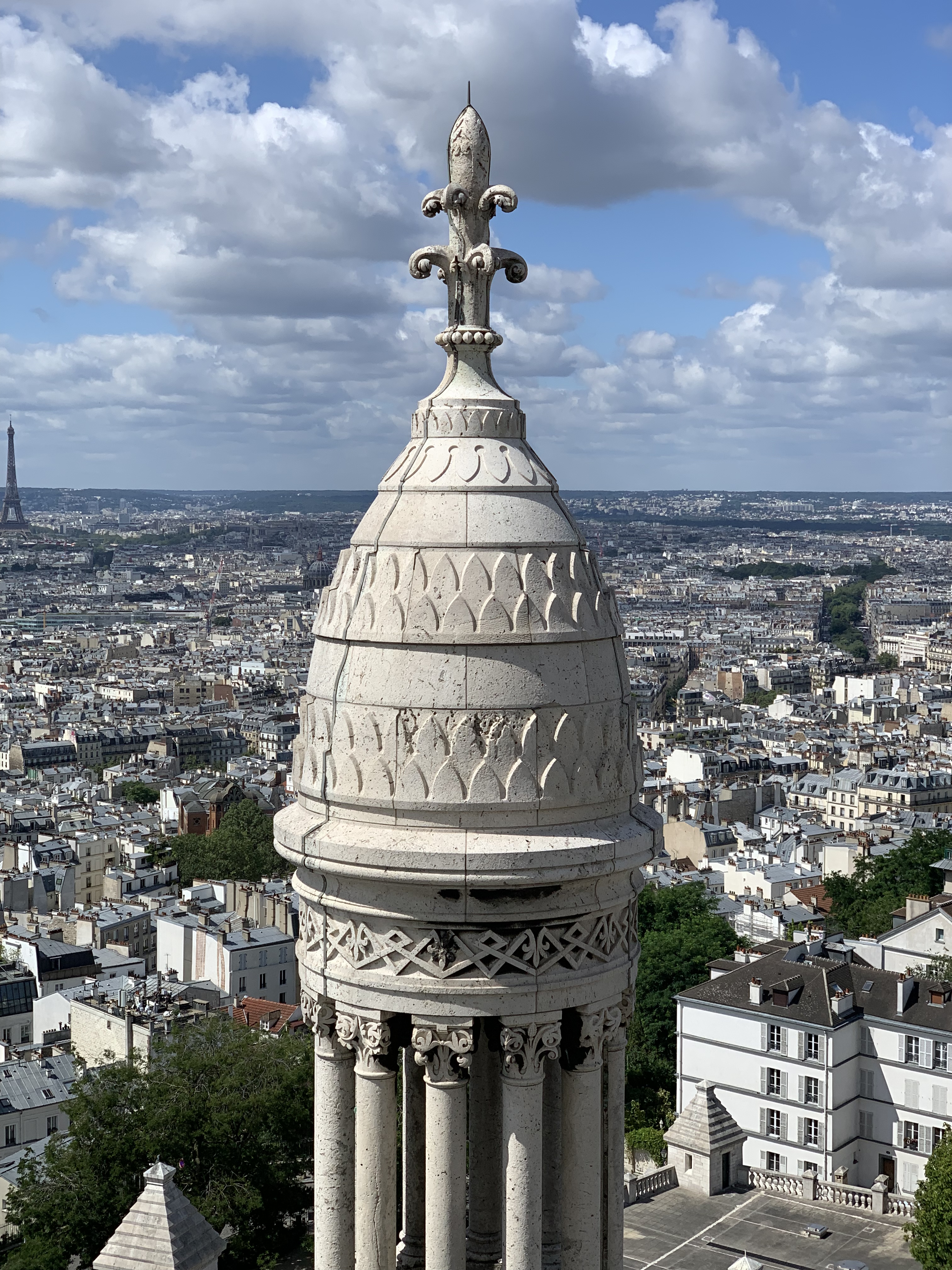 Dôme Sacré-Cœur vue sur Paris