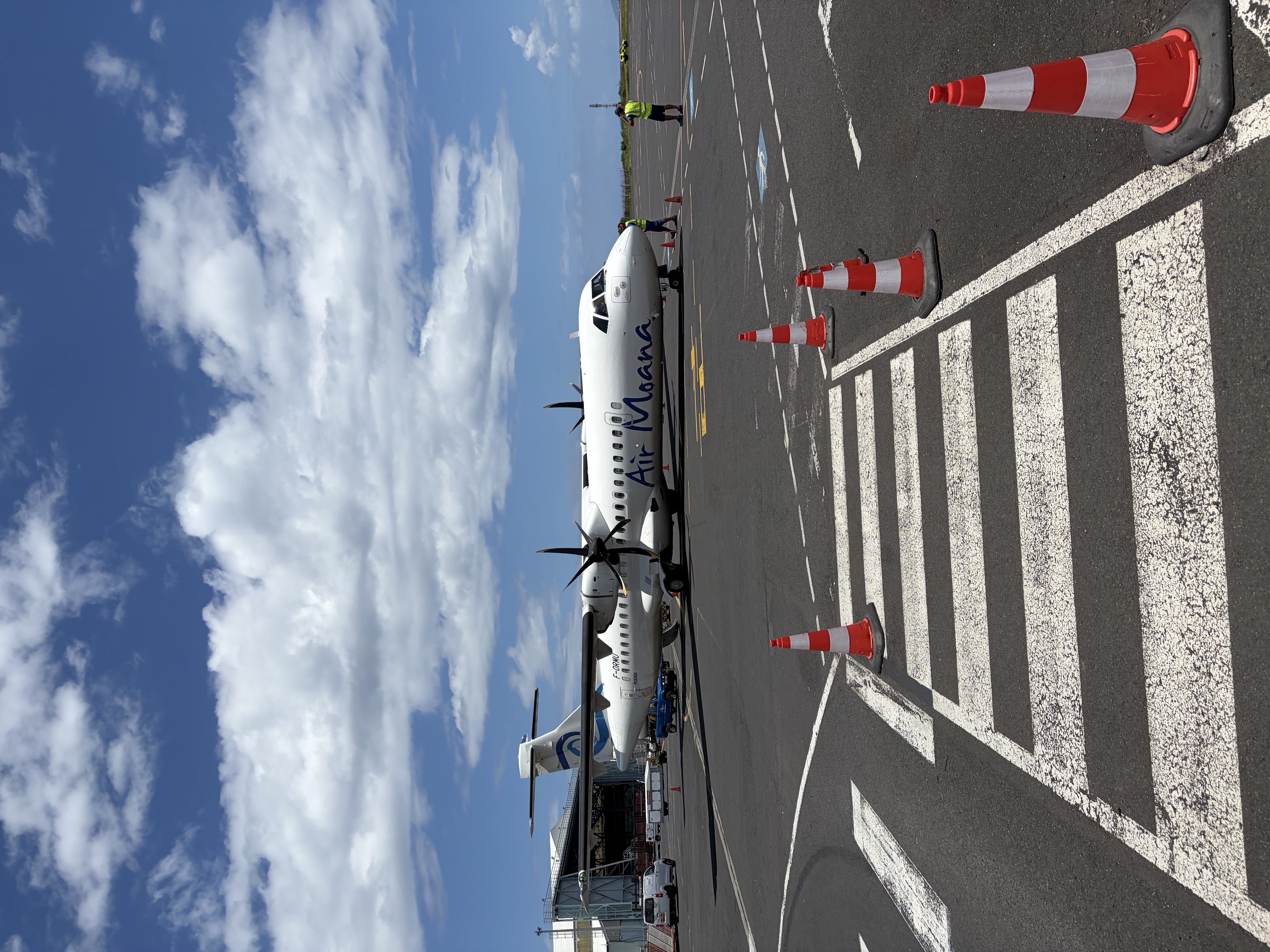 Air Moana sur tarmac