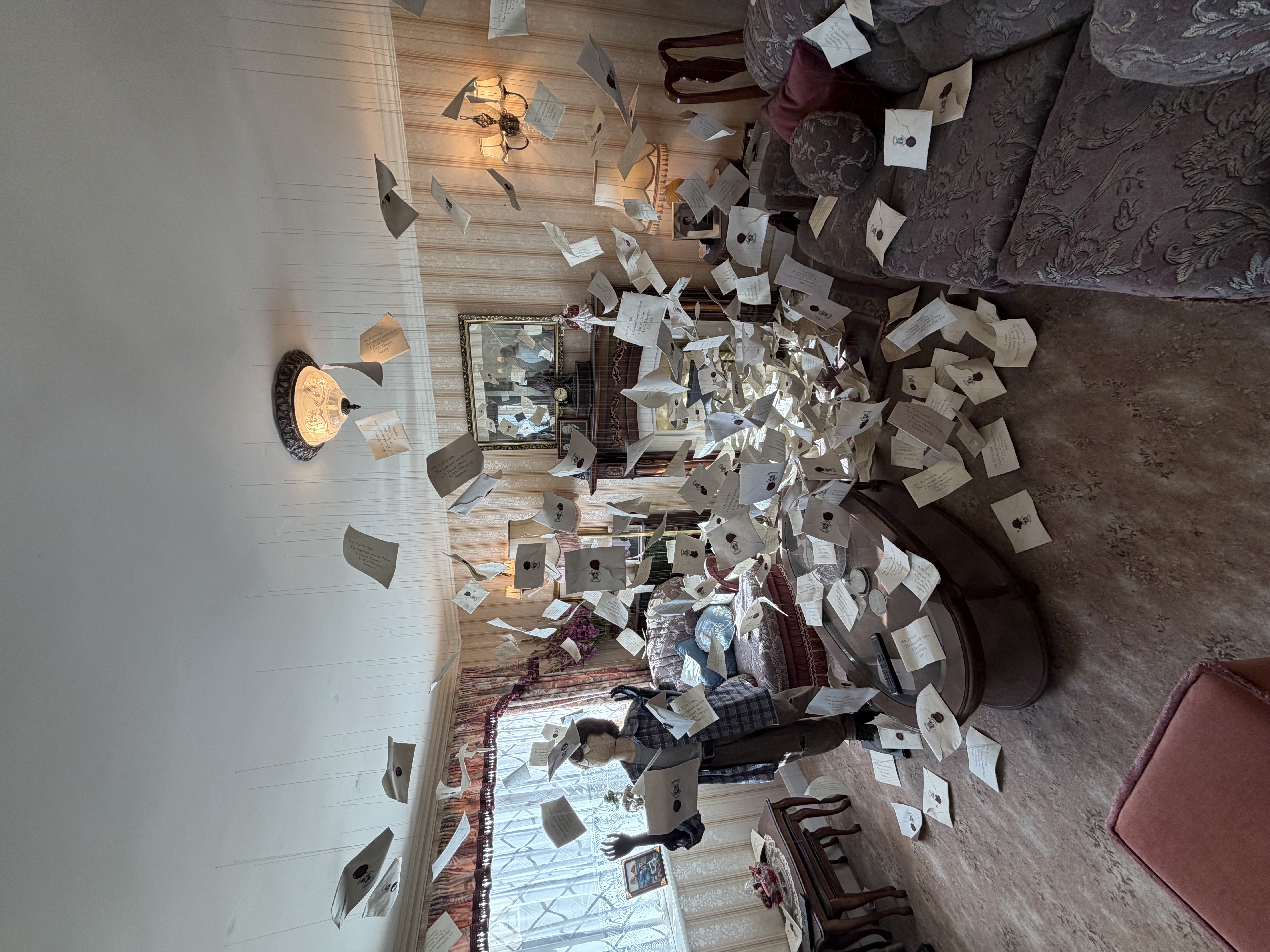 Lettres volantes maison des Dursley